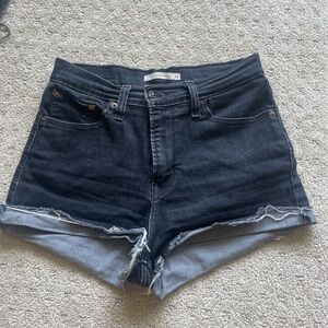 Levi's Dark Denim Jean Shorts